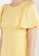 ELLE yellow Flutter Sleeves Geometric Printed Midi Dress CBFFCAAB2C0BC7GS_3