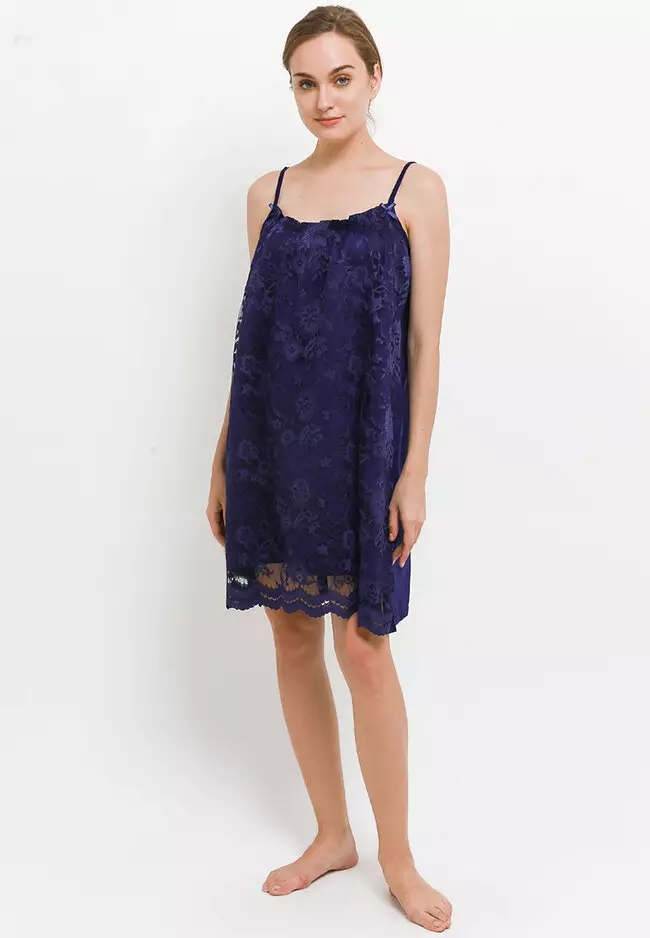 Daster Dress Sleepwear Satin Silk