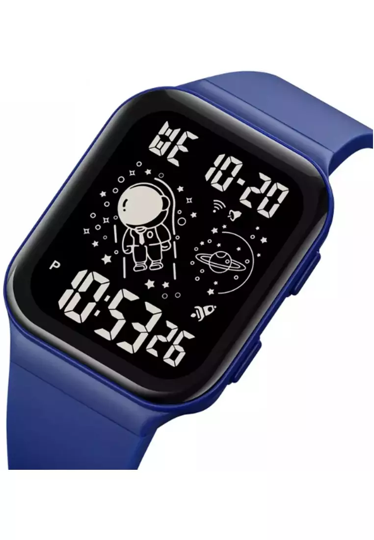 Jam Tangan Digital Pria Waterproof Many Function Strap Tali Material PU Silicone IR29 ORIGINAL