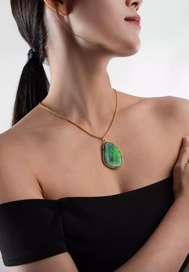 Allure Ammolite Pendant 123