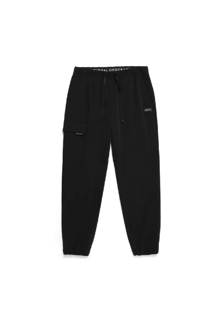 男裝Active梭織運動束腳長褲