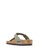 Birkenstock grey Gizeh Birko-Flor Nubuck Sandals BI090SH61HNIMY_4