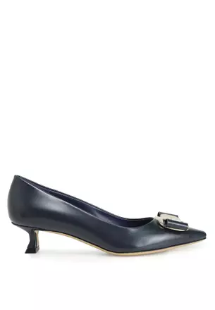 Salvatore Ferragamo アイボリー パンプス ビジュー Salvatore Ferragamo アイボリー パンプス ビジュー 靴