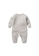 AKARANA BABY grey Quality Newborn Baby Long Sleeve Bodysuit / Baby Sleepwear One-Piece Double Sided Dupion Cotton - Grey F04E7KAAC9B0B8GS_2