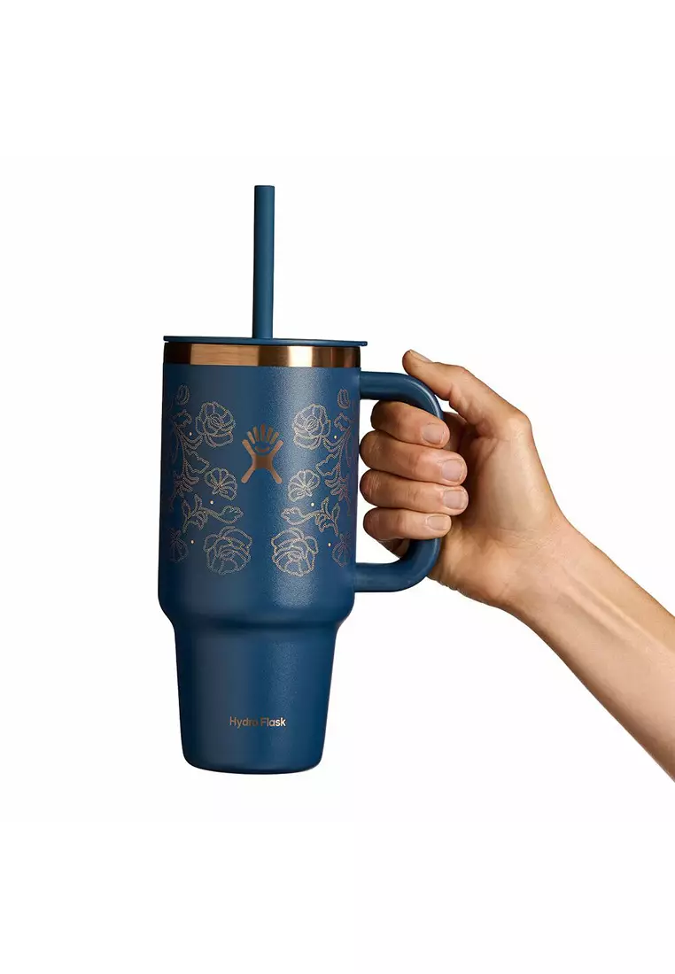Hydro Flask All Around Travel Tumbler 32 oz Western Dark Blue