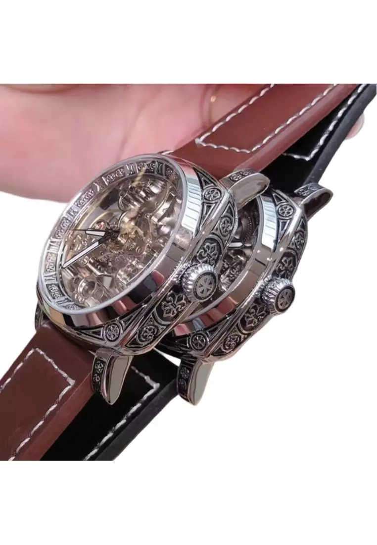 Buy OPCHIC Skeleton Engraved Automatic Mechanical Watch 2025