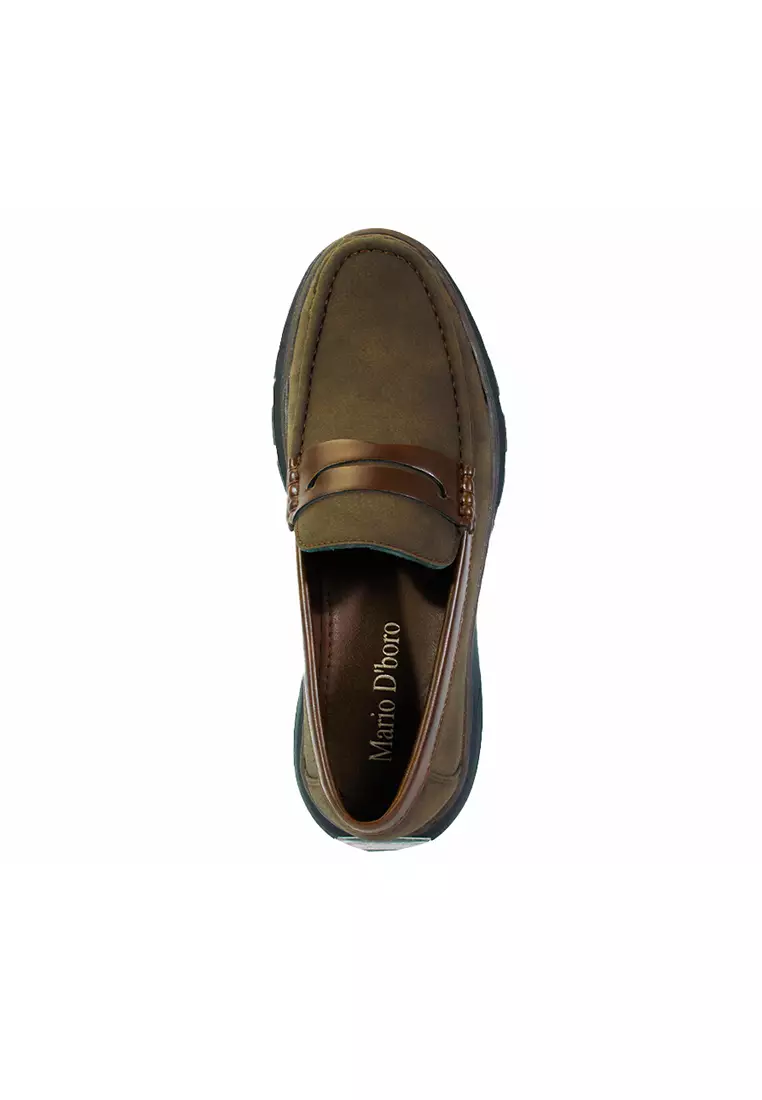 Men's Casual Loafers MX 25754 Dark Brown C62