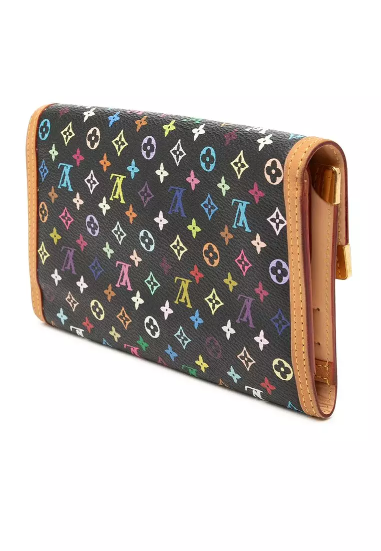 Pre-Loved Louis Vuitton Monogram Multicolore Porte Tresor International Wallet