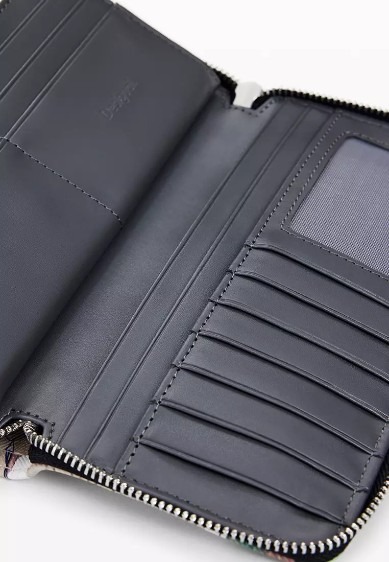 Large cut-out collage wallet