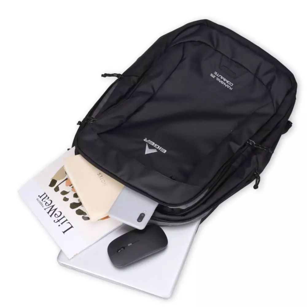 Eiger Kanawa Commute 25 1.0 Laptop Backpack Black