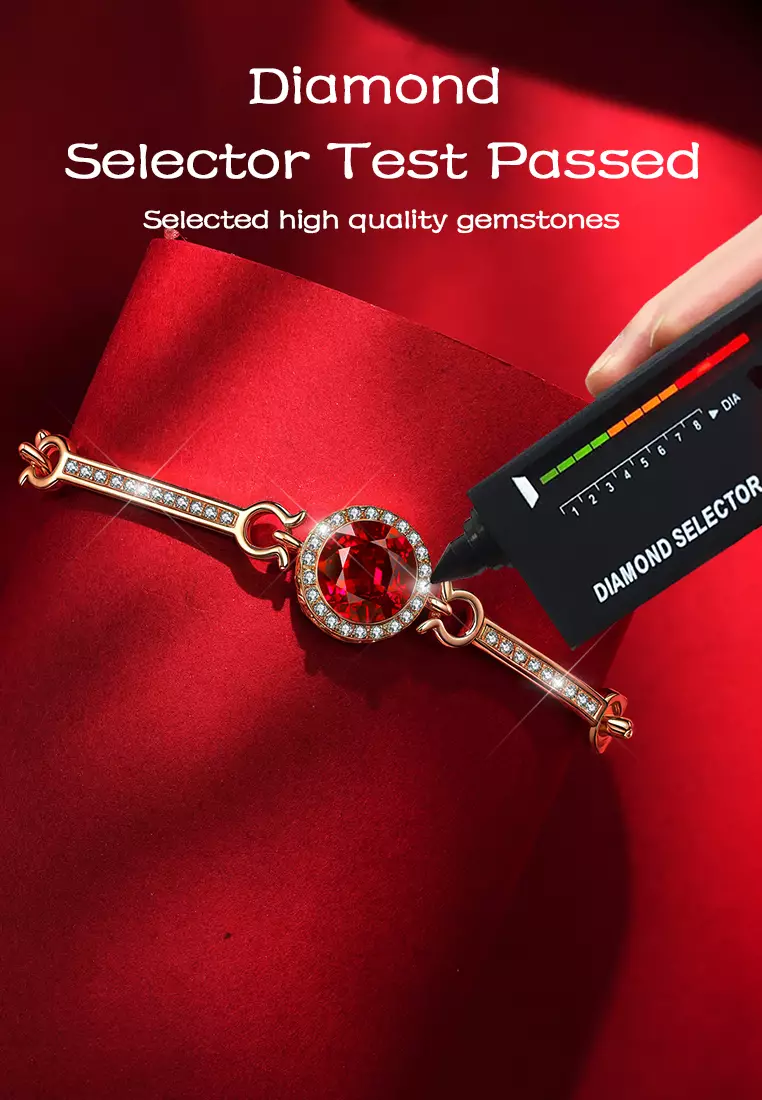 Gelang Wanita Titanium Original Fashion Korea Zirkon 5A Perhiasan Cewek Bracelets