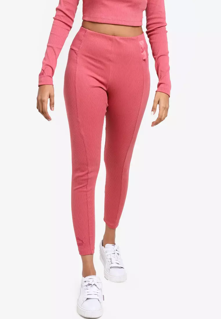 PUMA TEAM RIBBED LEGGING