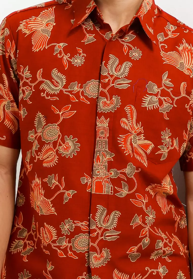 Hem Body Fit Batik Jam Gadang