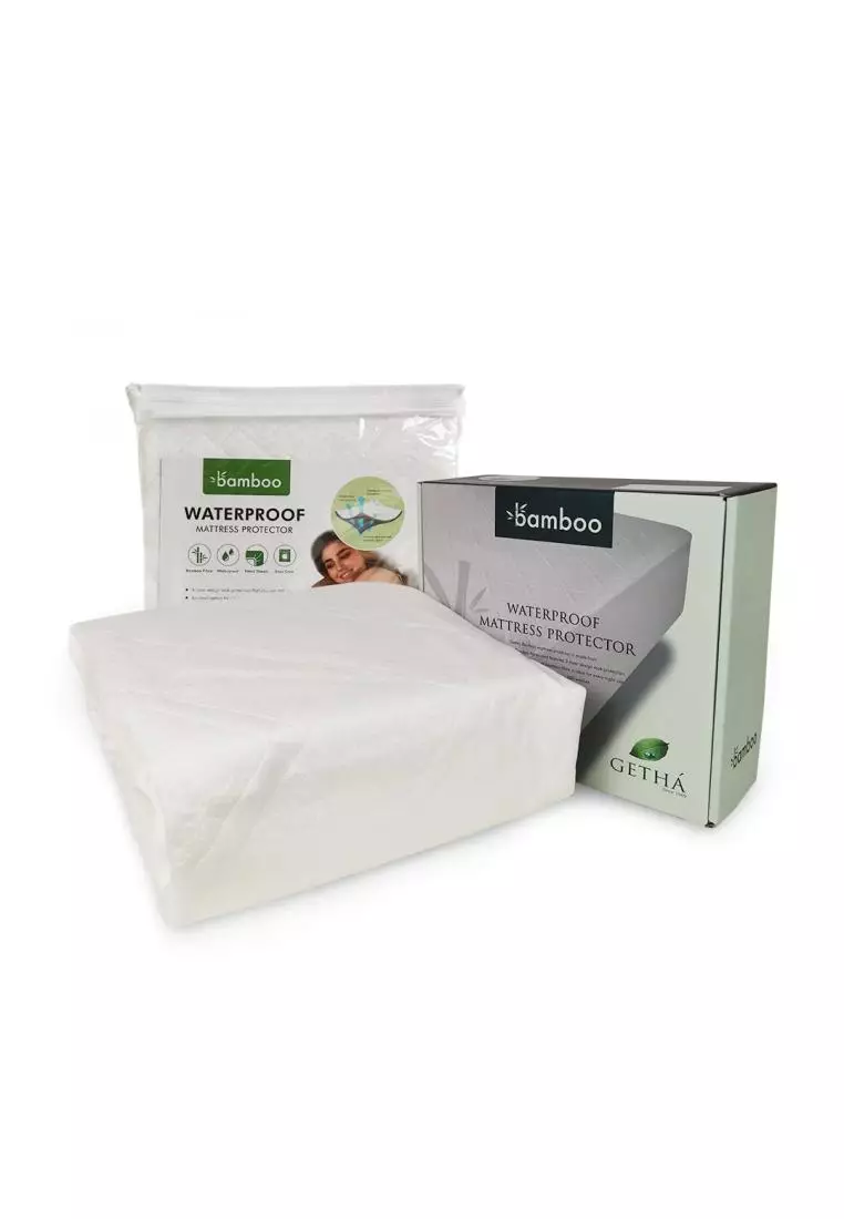 Buy Getha Bamboo Waterproof Mattress Protector King Online ZALORA