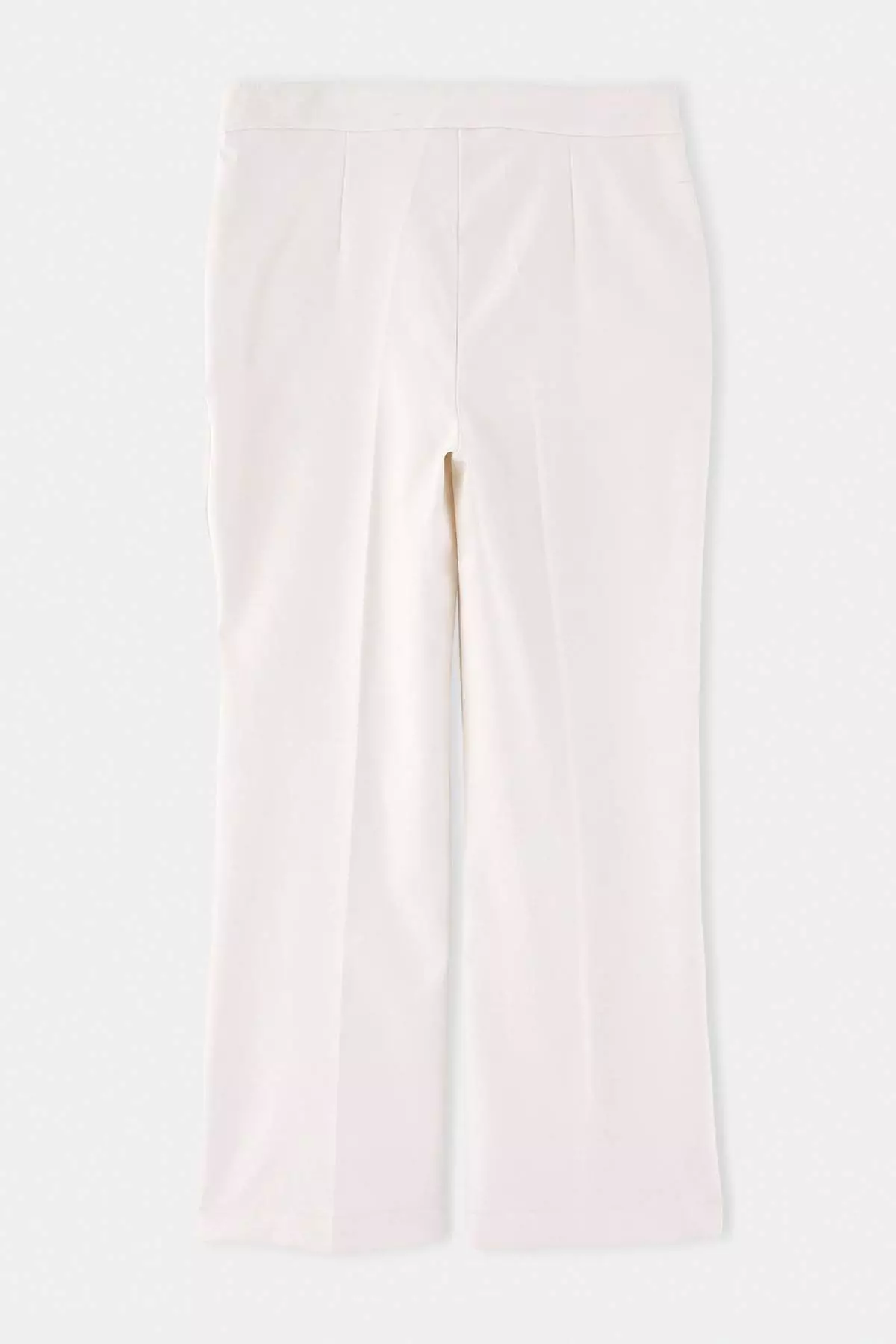 White Exclusive Special Collection Plum Soft Buttoned Wide Leg Pants