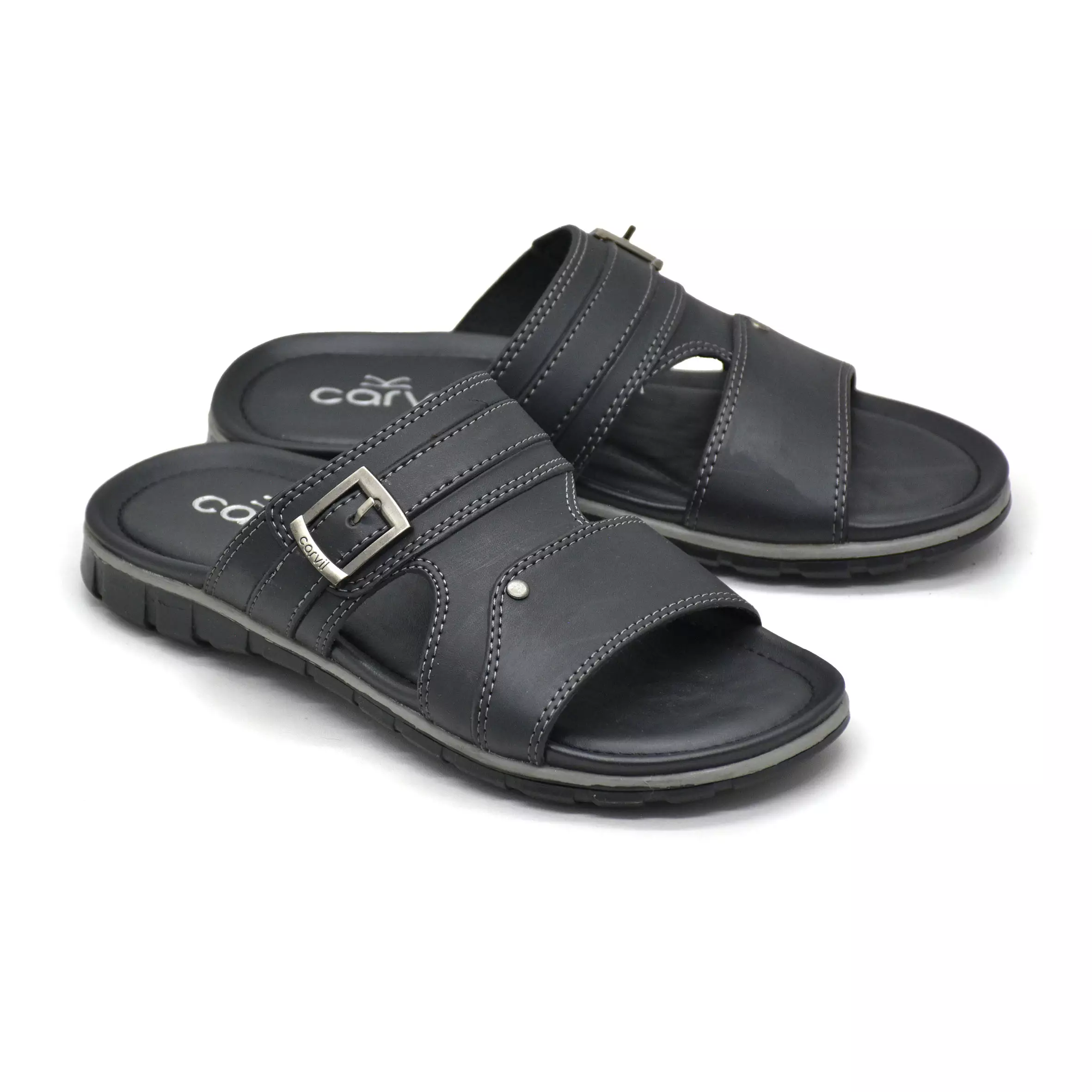 Carvil Sandal Pria Roma-03 M Black