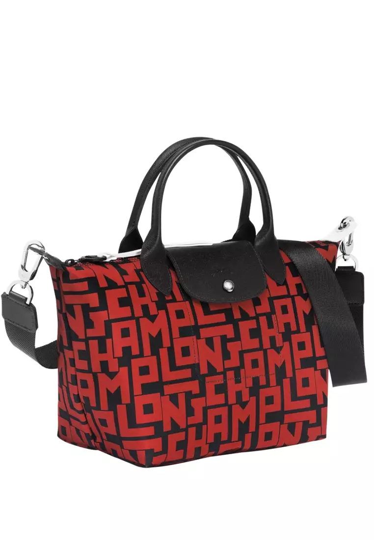 Le Pliage LGP Small Top Handle Bag - Red/Black