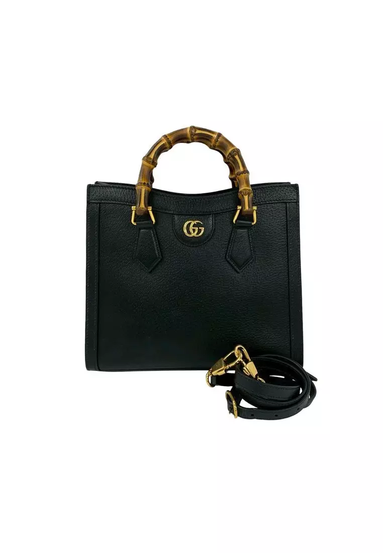 Buy Gucci Pre-Loved Gucci Medium Leather Bamboo Diana Satchel 2026