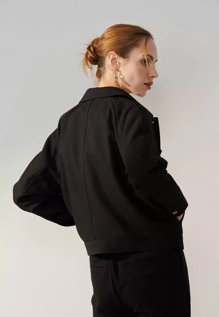 Black Pocket Jacket