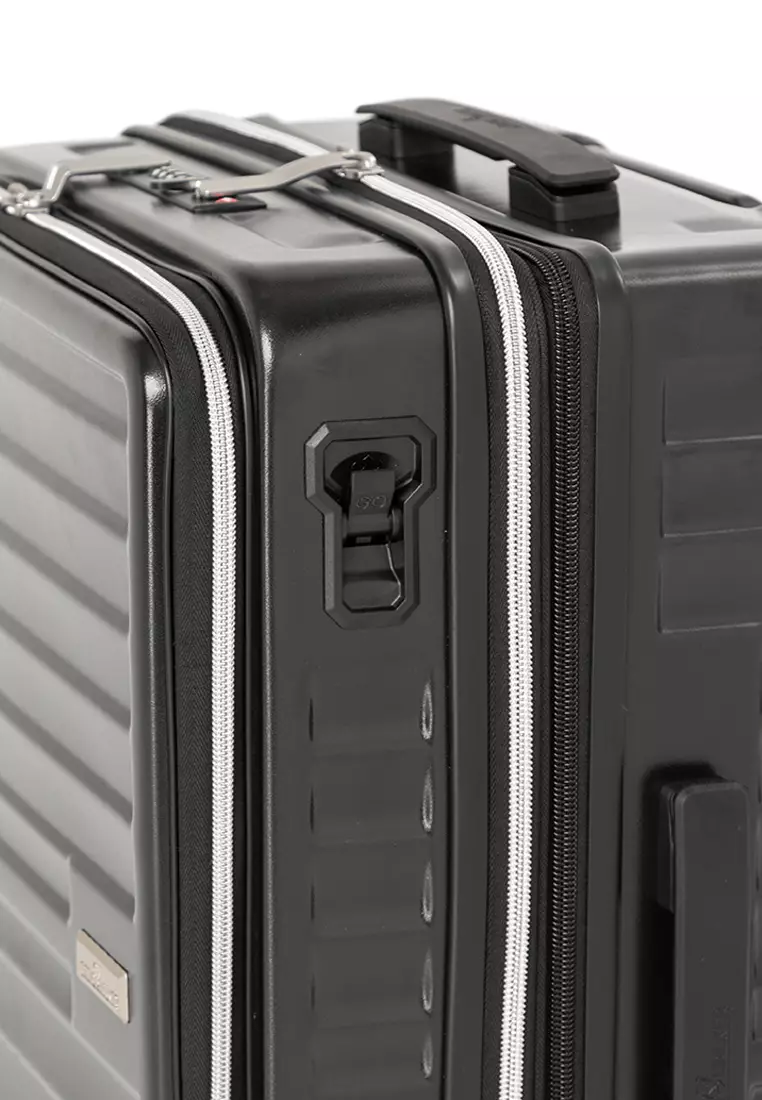 Malibu 5208-54 Black (Zipper Type) - Medium - TSA Luggage