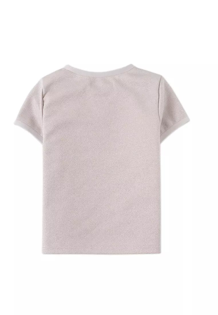 Alicia Blouse With Self Fabric Corsage