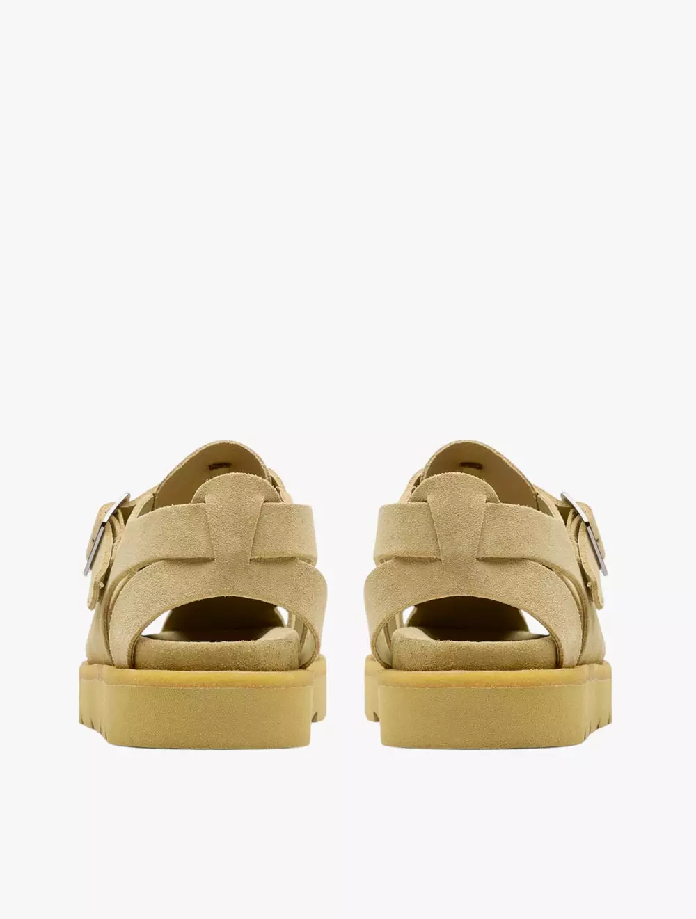 Clarks Meare Buckle Drk Maple Sde