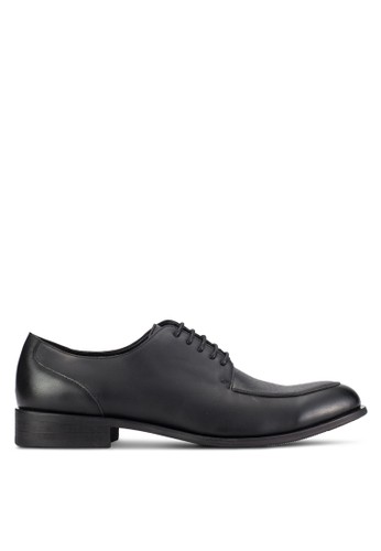 Mixed Material Derby Dress Shoes