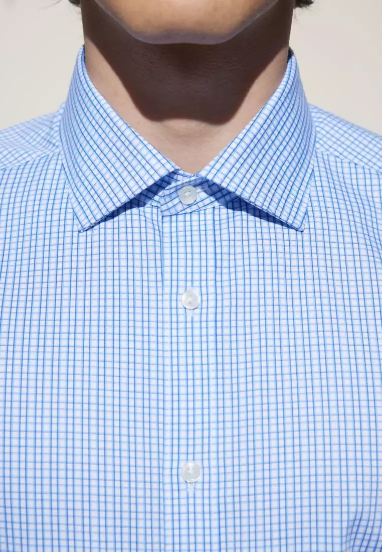 G2000 Non-Iron Silky Touch Smart Fit Check Shirt