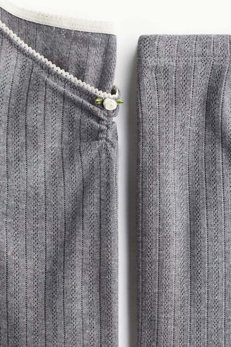 Cotton pointelle pyjamas