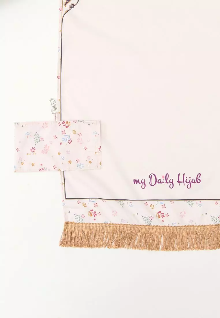 Sajadah Travel Azzura Rumbai Creme