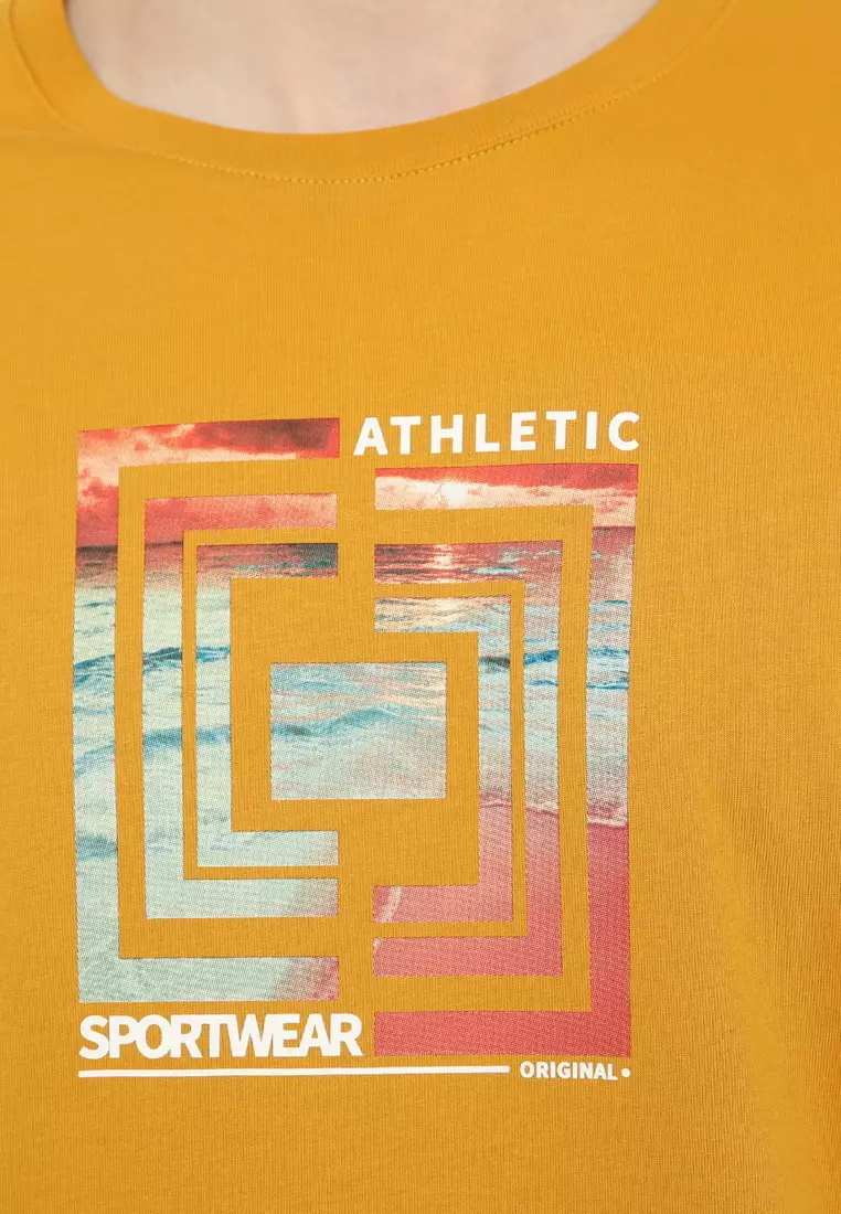 POLICE T-Shirt Cotton Combed Sablon Discharge Pria 2073180171