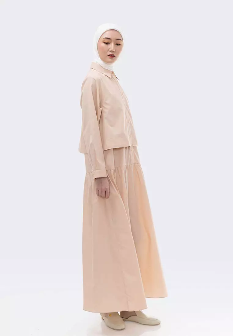 Ria Miranda Dusty Pink Zaan Dress