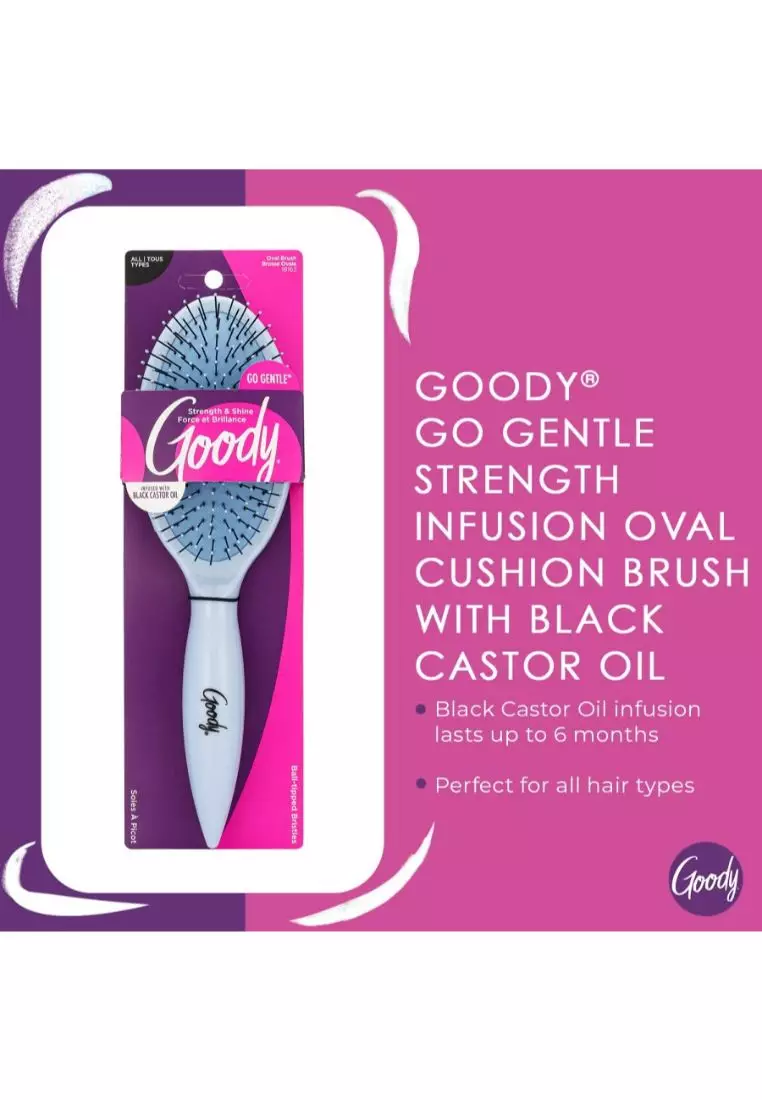 Goody Go Gentle 3001197/ 18163 Strength Infusion Oval Hair Brush