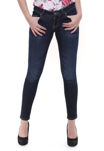 LGS - Premium Jeans - Whiskers - Detail Washed - Biru
