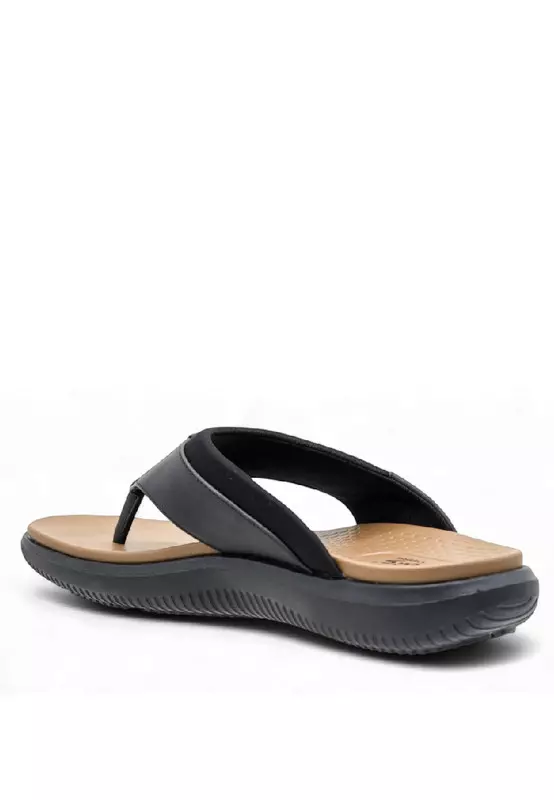 Men Slip On Faux Leather Classic Casual Sandals - 250141254