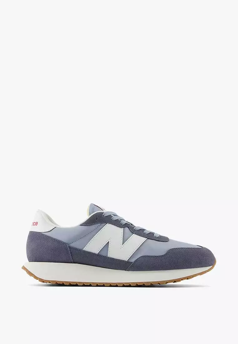 Discount on New Balance  shoes - SKU: New Balance 237 Unisex Sneakers Shoes - Blue/Grey