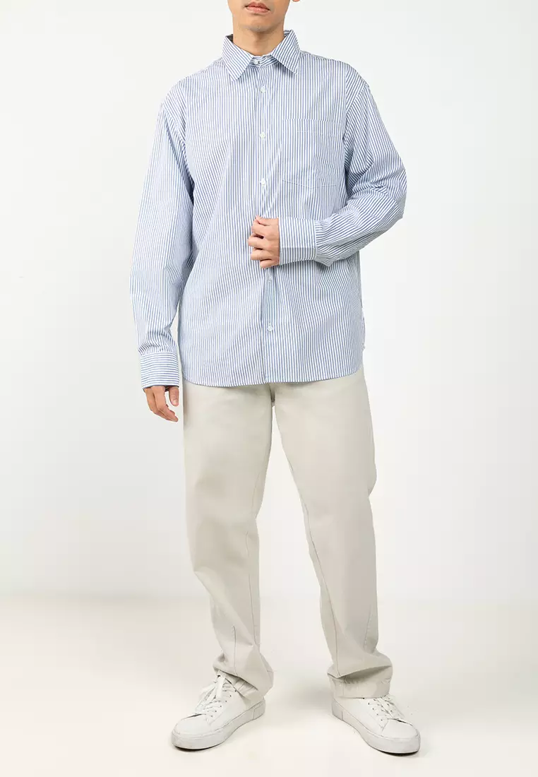 Long Sleeve Poplin Shirt