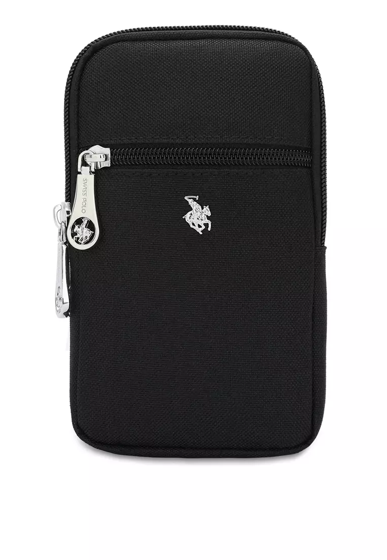 Buy Swiss Polo Travel Zip Pouch Belt Bag Black 2024 Online