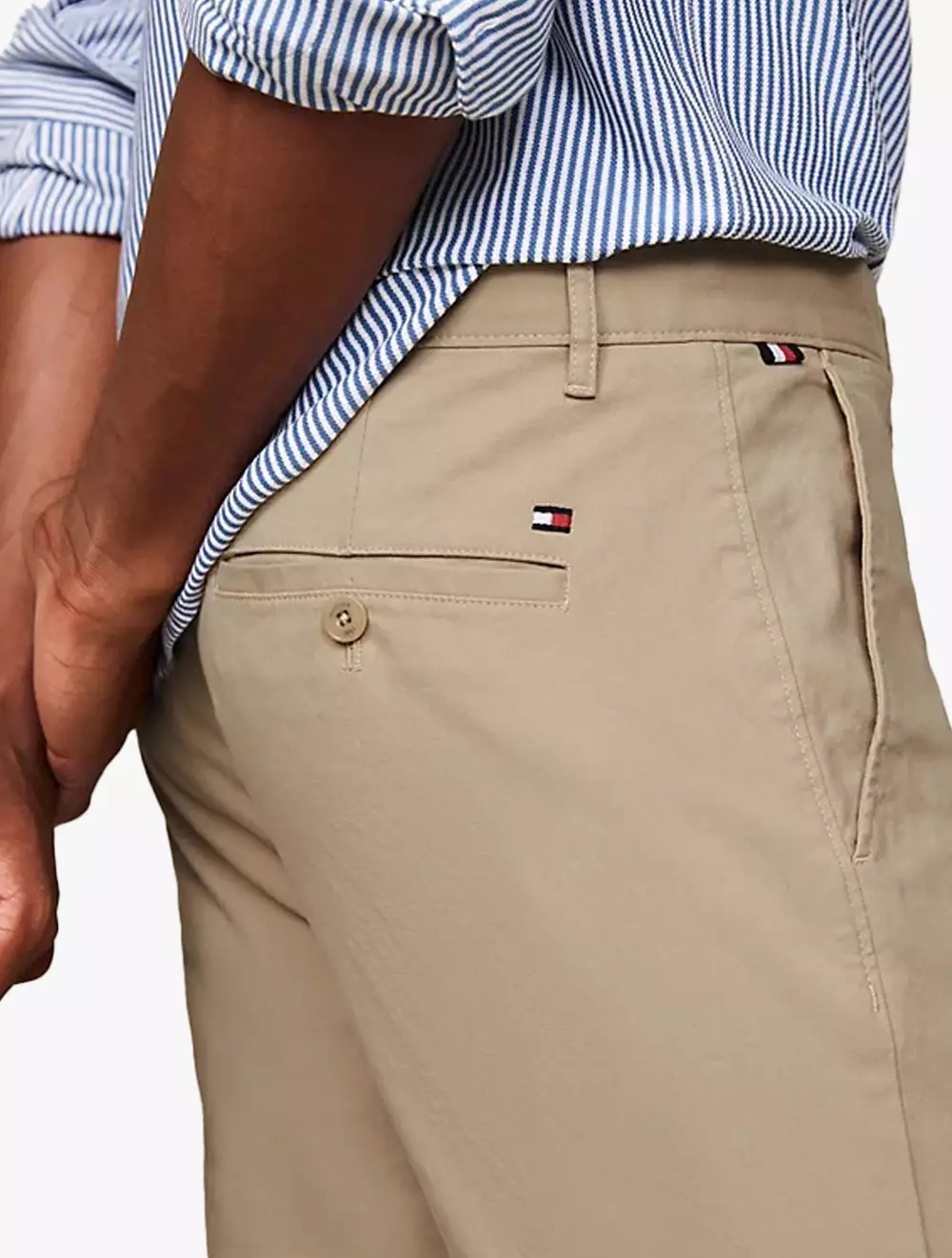 TOMMY HILFIGER - ESSENTIAL BLEECKER SLIM FIT CHINOS - Beige - Beige