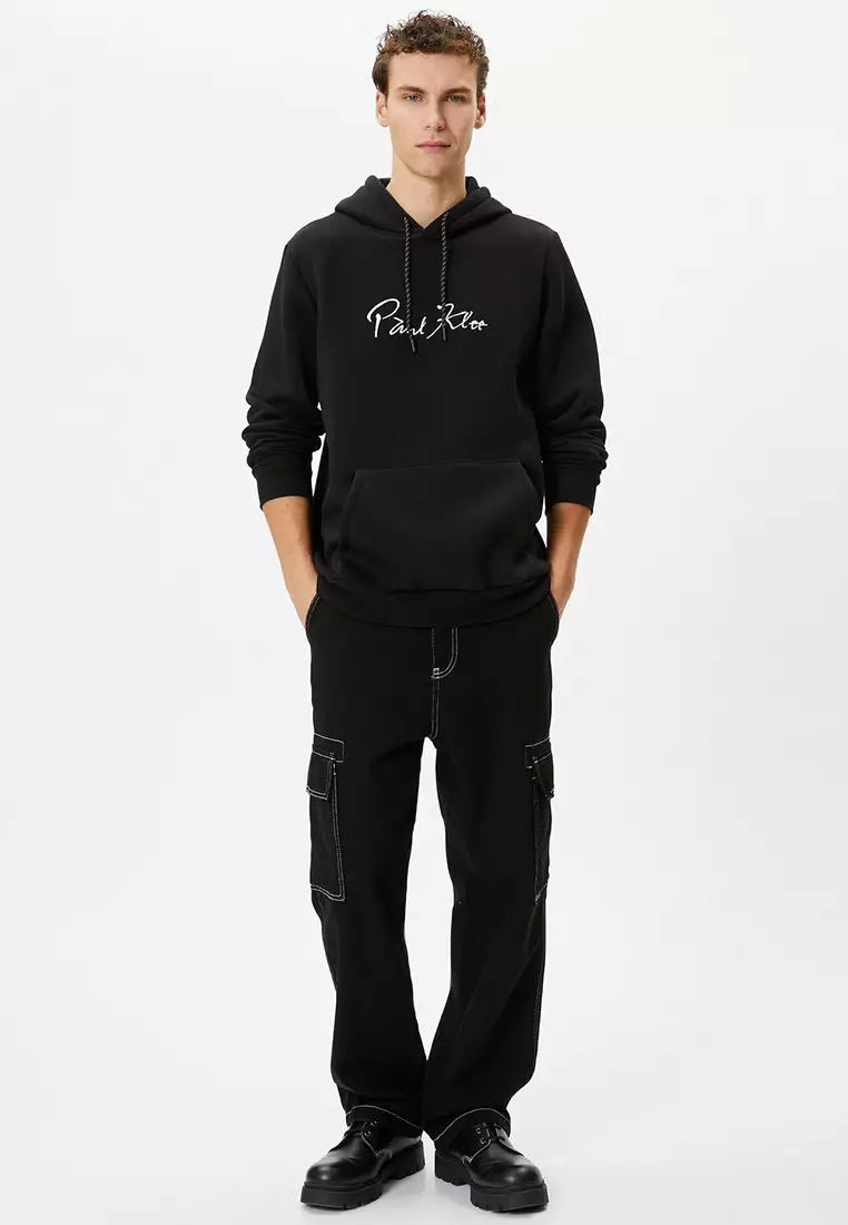 Koton Basic Hooded Kangaroo Pocket Cotton, Maillot De