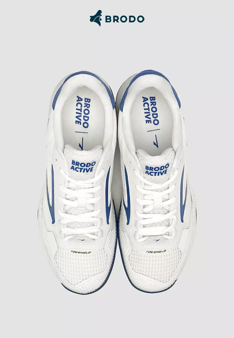 BRODO - Active Stance Tennis White Sapphire