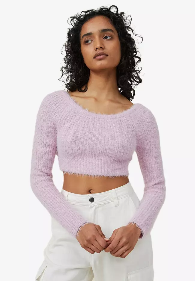 Fluffy Cropped Top