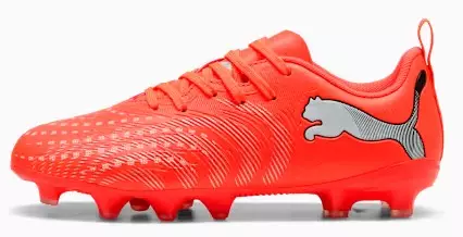 PUMA Future 9 Play Fg/Ag Jr 10872301 - Sepatu Bola Anak (Merah)