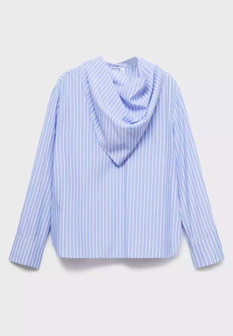 Striped Blouse With Handkerchief