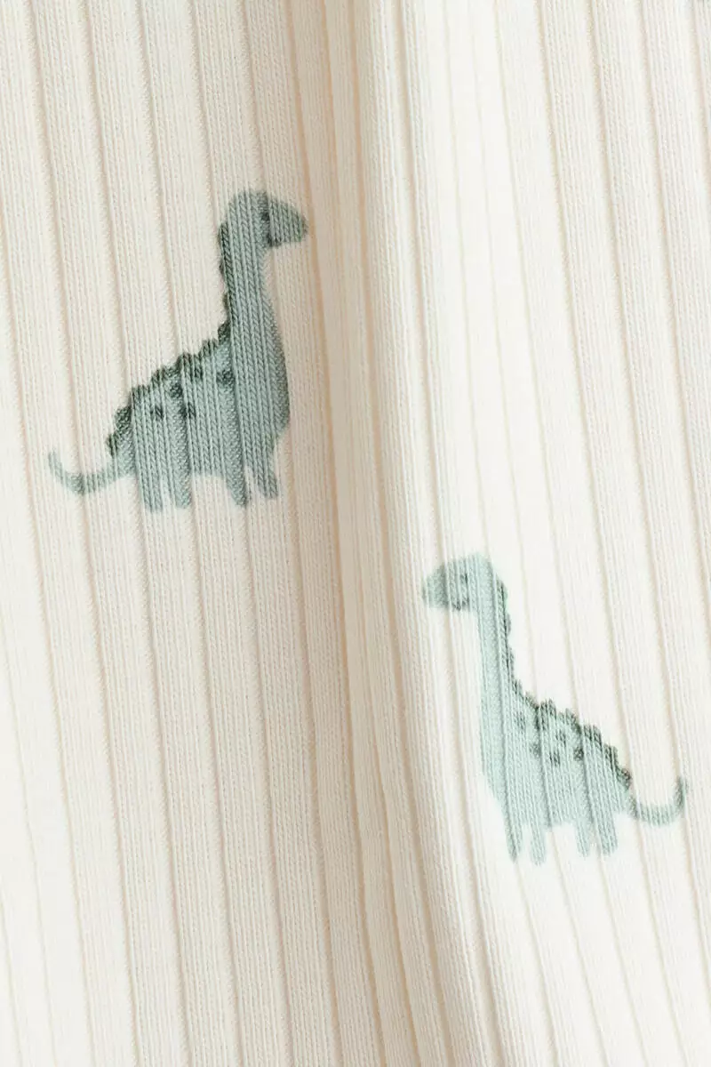 2-pack short cotton sleepsuits