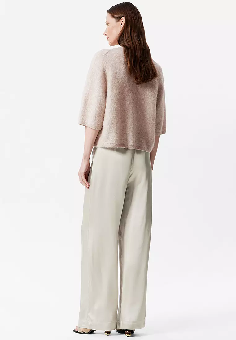 Drawstring Satin Trousers