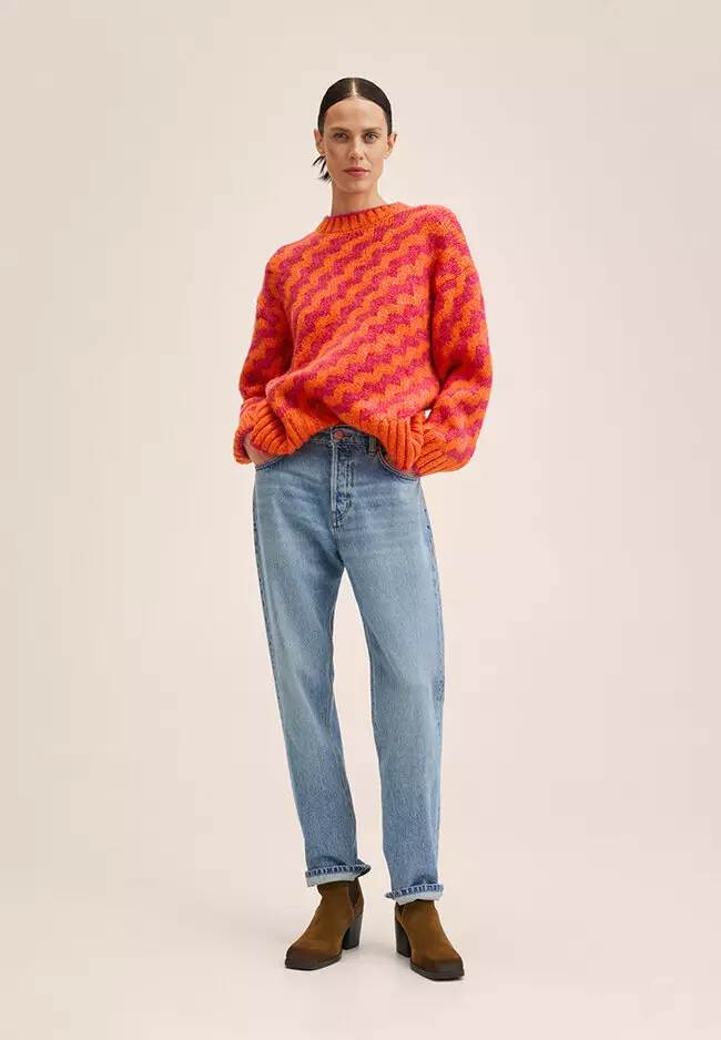 Jacquard Knitted Sweater