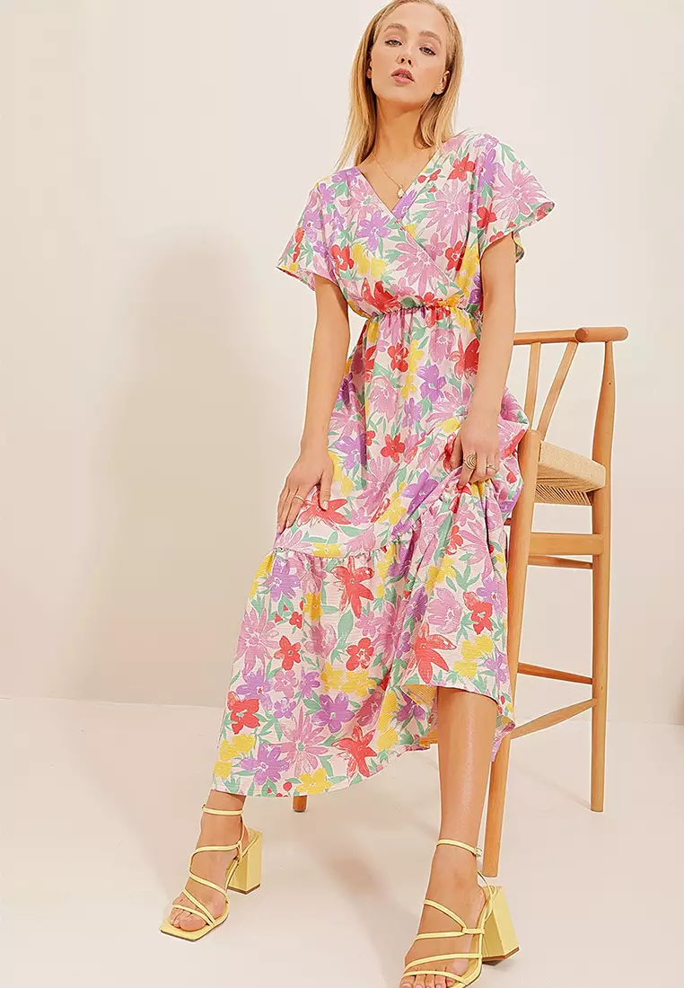 Flounce Cotton Dress