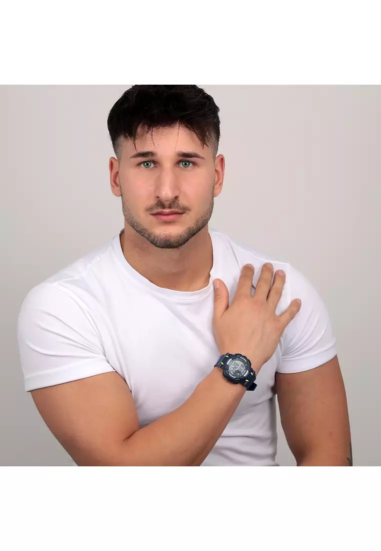 [3 Years Warranty] Sector Ex-36 45mm Men's Digital Quartz Watch R3251283002