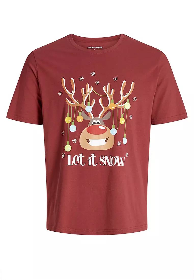 Christmas Short Sleeves Crew Neck Tee